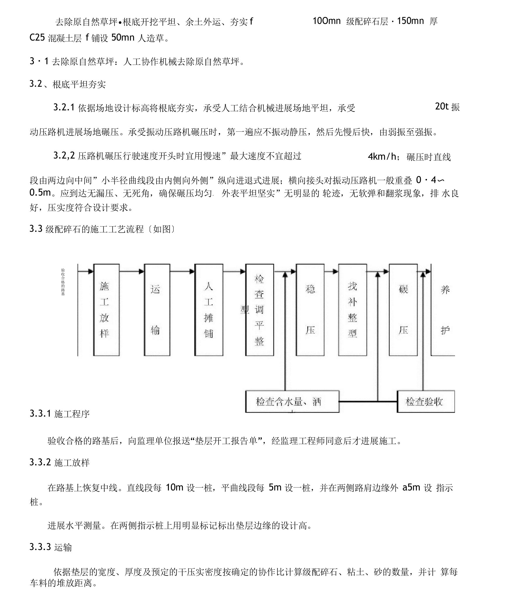 原自然草坪足球场改造为人工草皮足球场施工方案