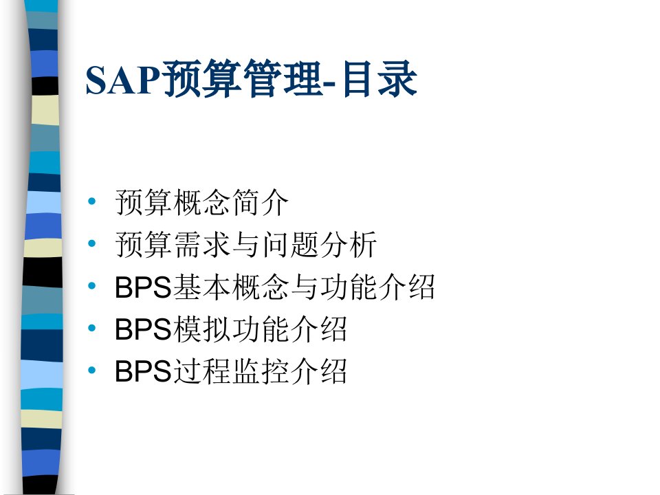 SAP预算管理需求ppt54页课件