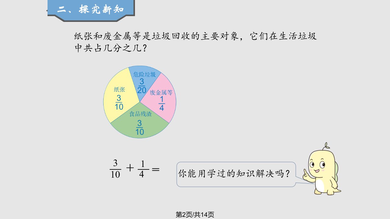 异分母分数的加减法