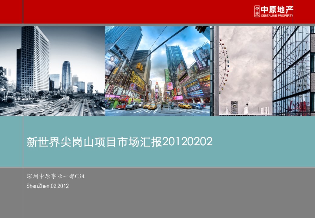 2012年广东省深圳新世界尖岗山项目市场汇报40页