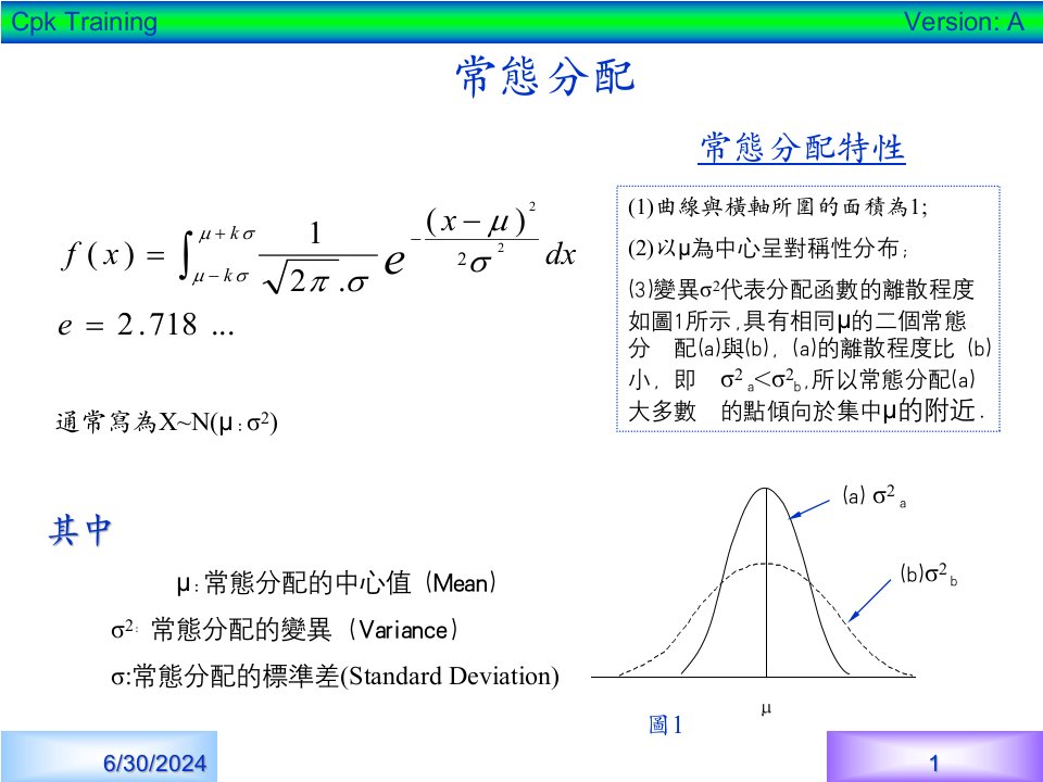 CPK制程能力分析