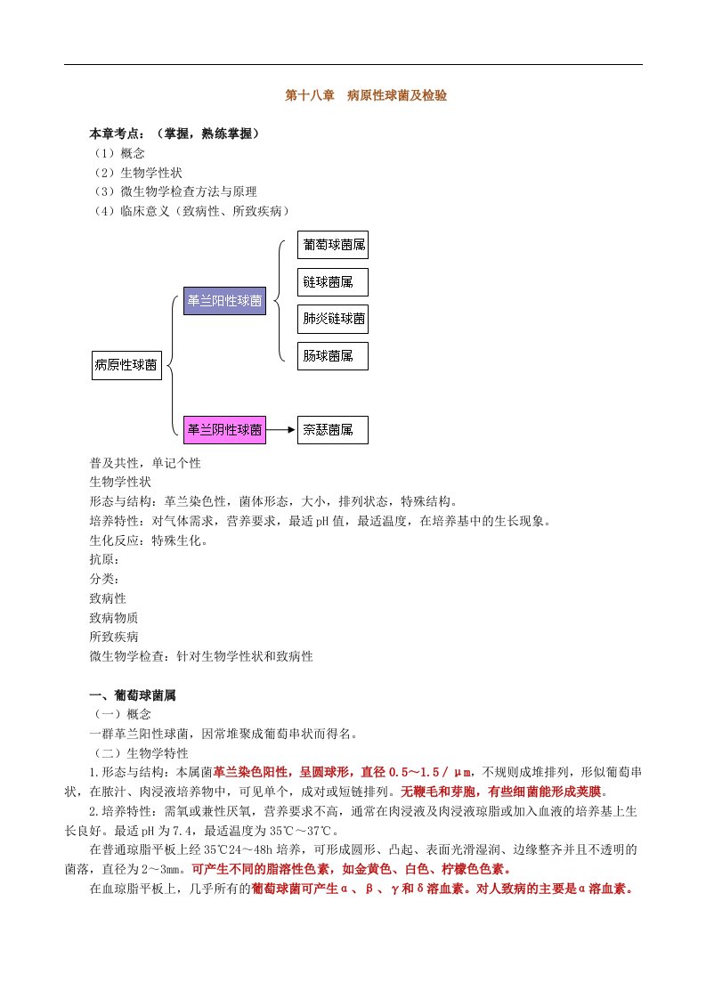 微生物检验病原性球菌及检验