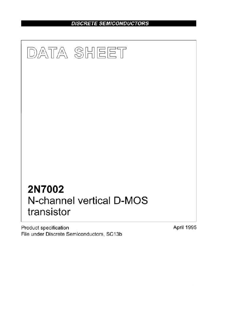 2N7002中文资料_数据手册_参数