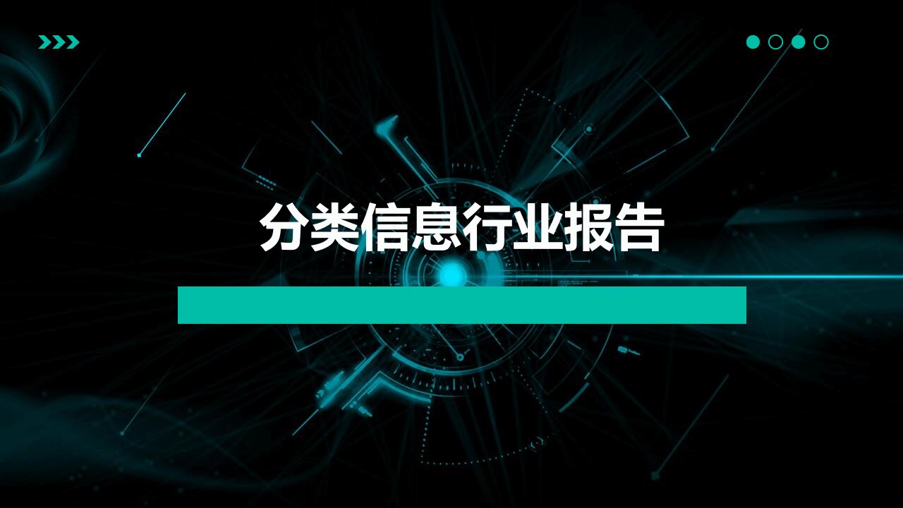 分类信息行业报告