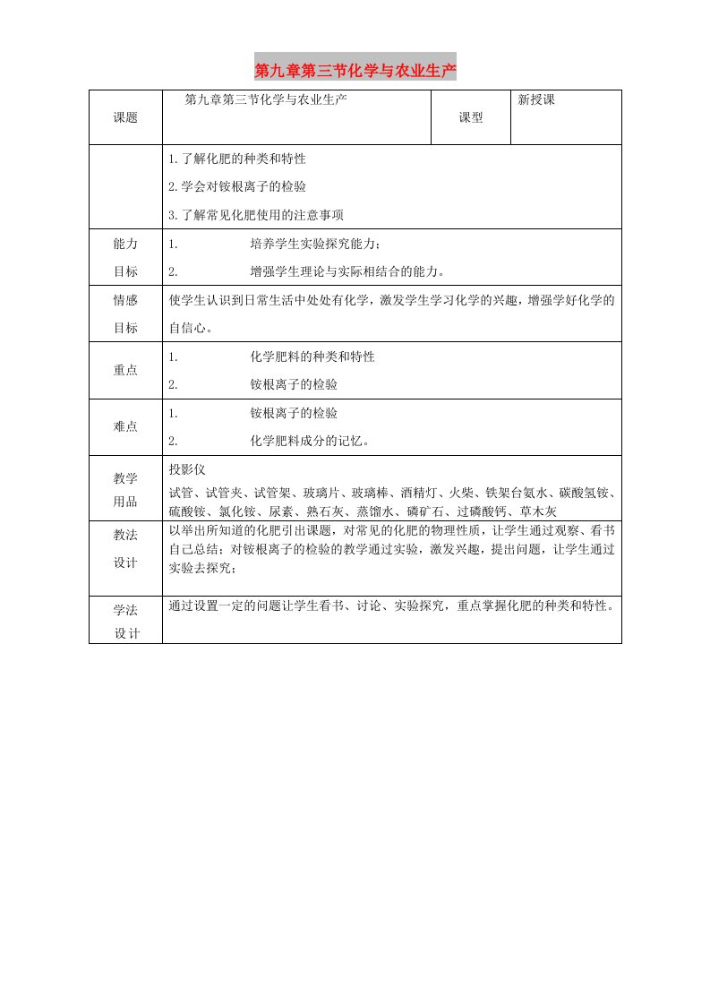 九年级化学全册