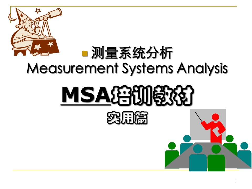 MSA培训教材(PPT