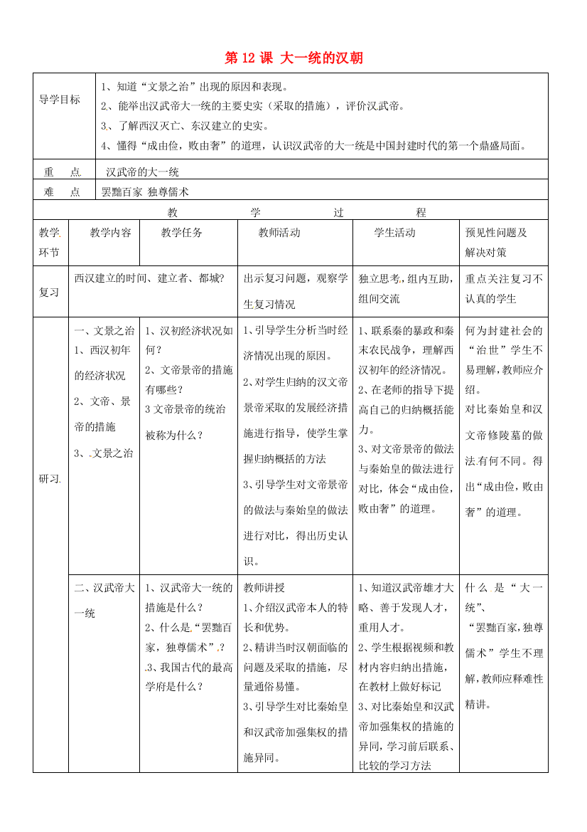 吉林省通化市外国语中学七年级历史上册