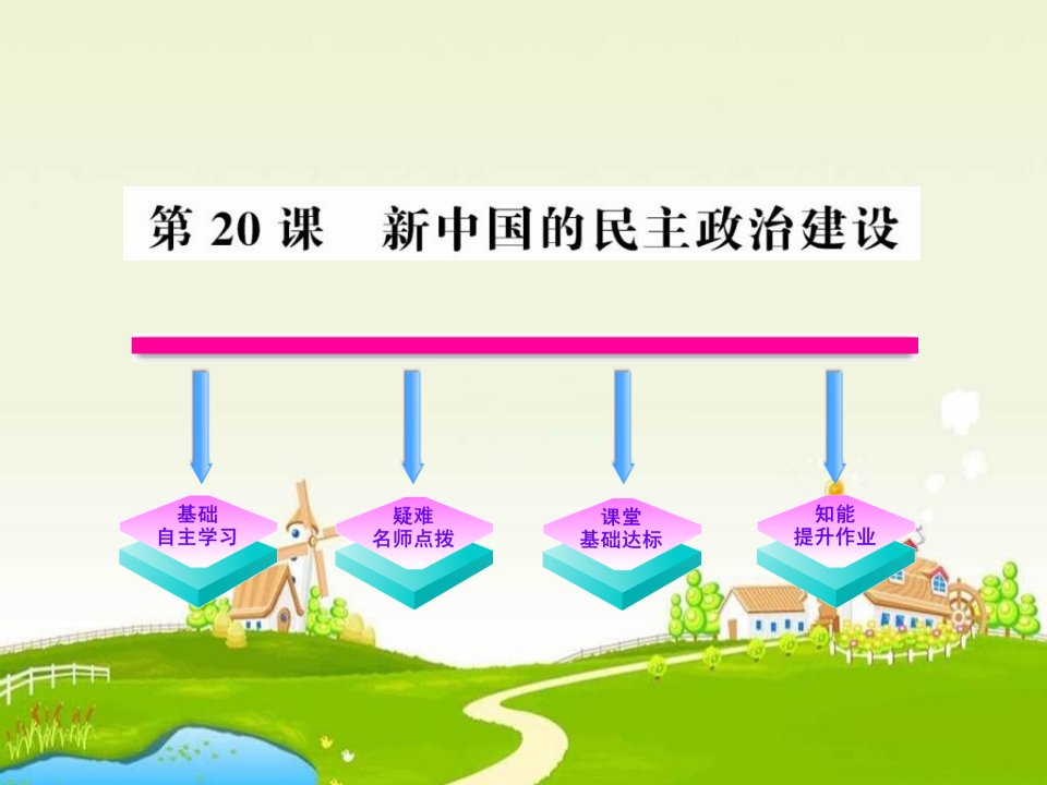 人教版历史必修1《新中国的民主政治建设》