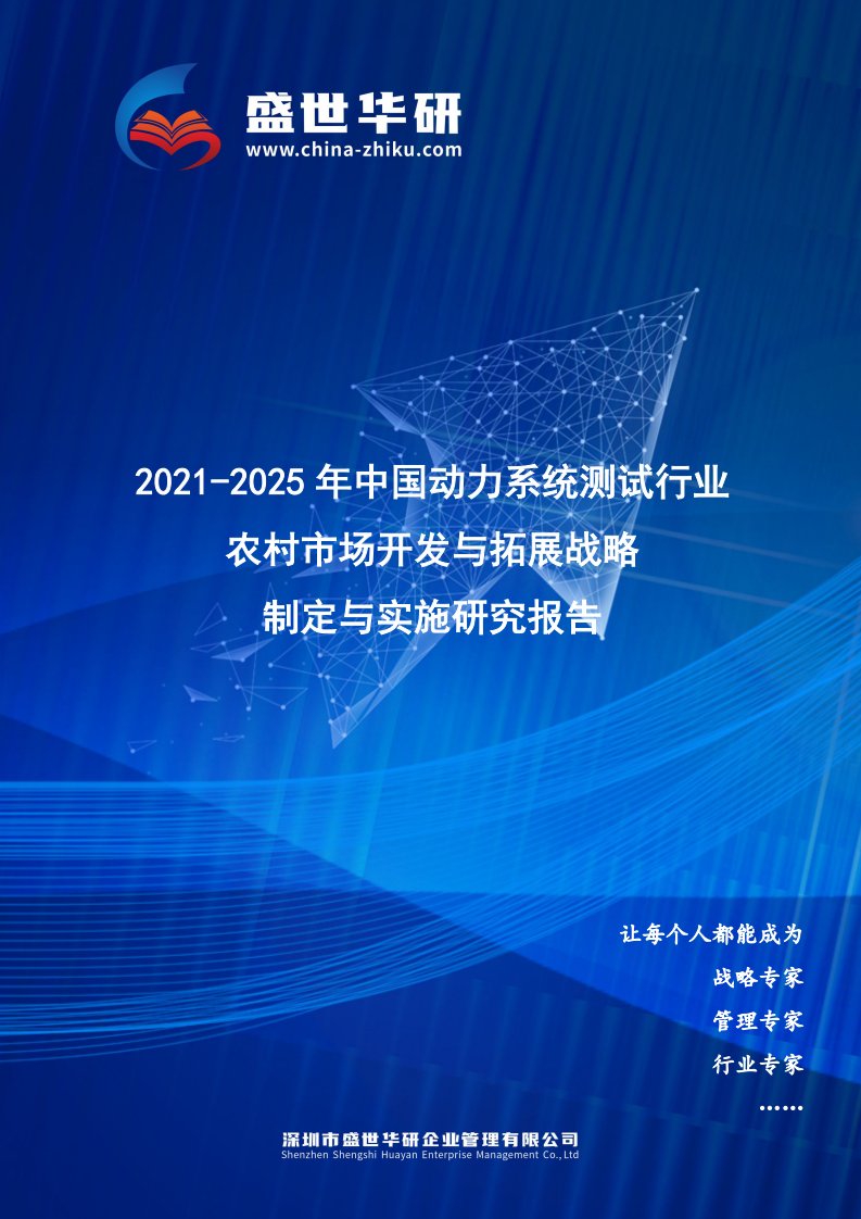 2021-2025年中国动力系统测试行业农村市场开发与拓展战略制定与实施研究报告