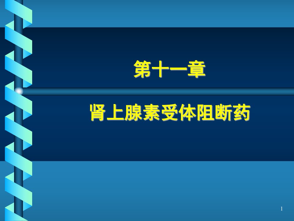 11-第十一章肾上腺素受体阻断药