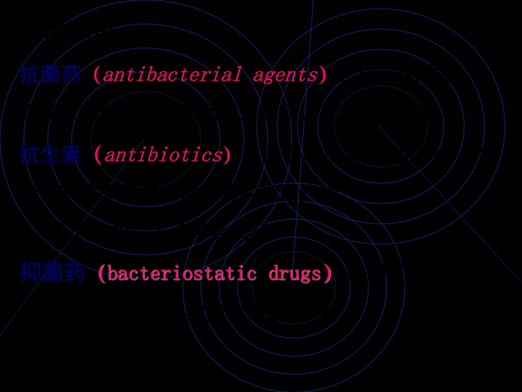 医学专题抗菌药概述及B内酰胺类影像