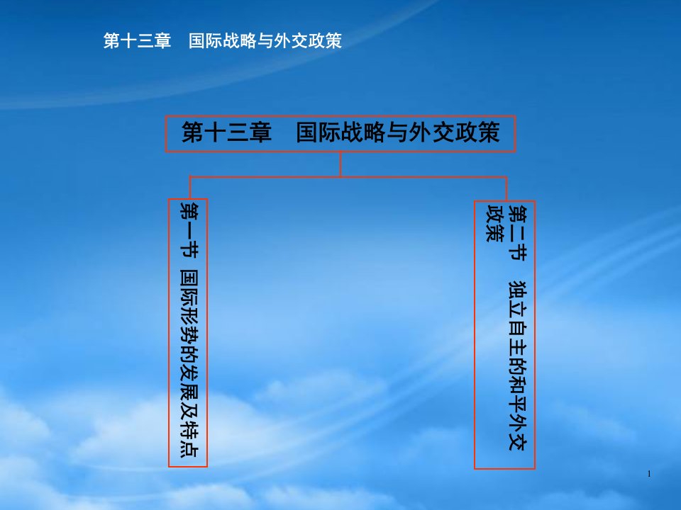 中国特色社会主义外交和国际战略