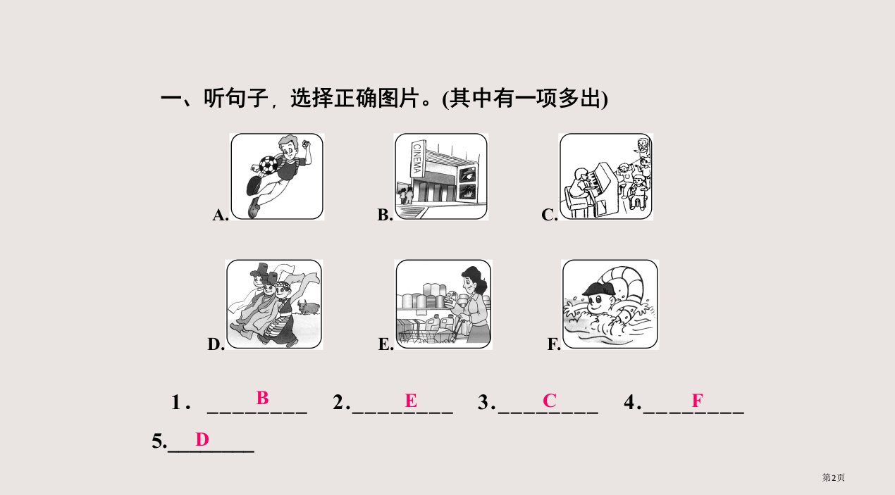 月月清4检测内容Units91035张PPT市公开课一等奖省优质课获奖课件