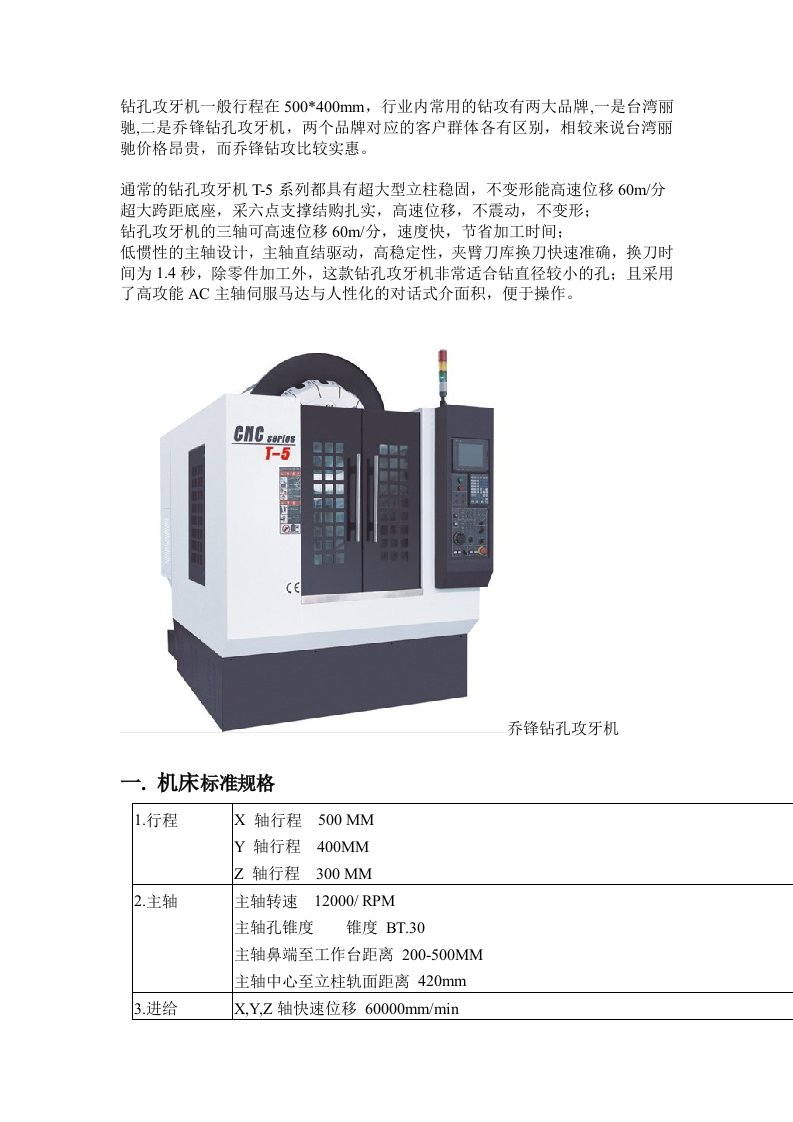 钻孔攻牙机T-5