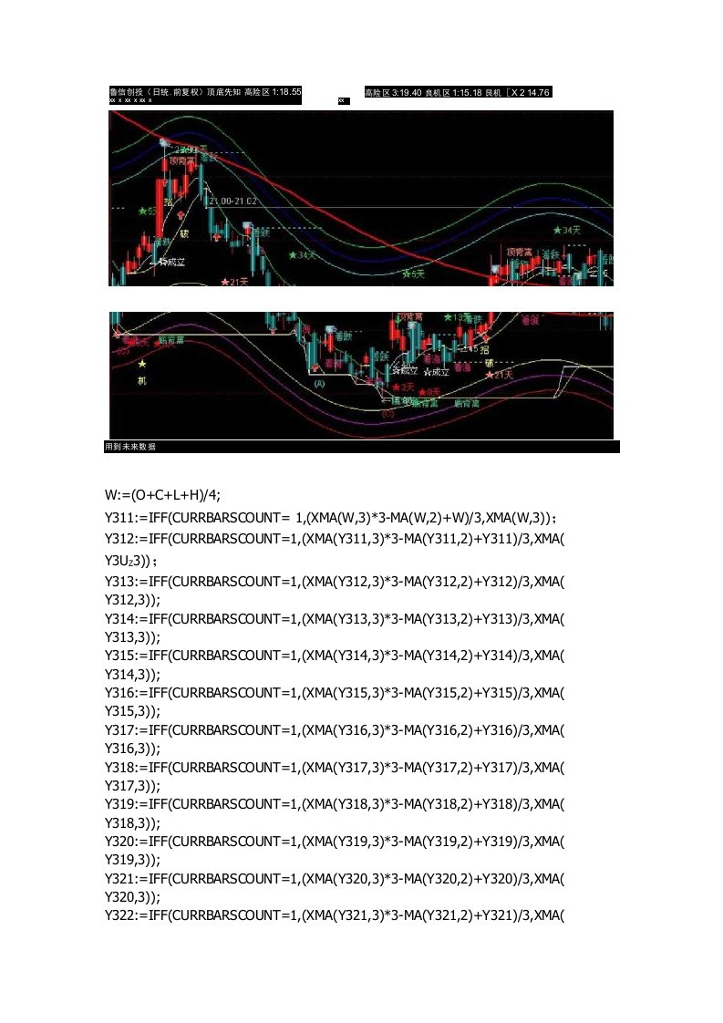 通达信指标公式源码顶底先知主图指标源码