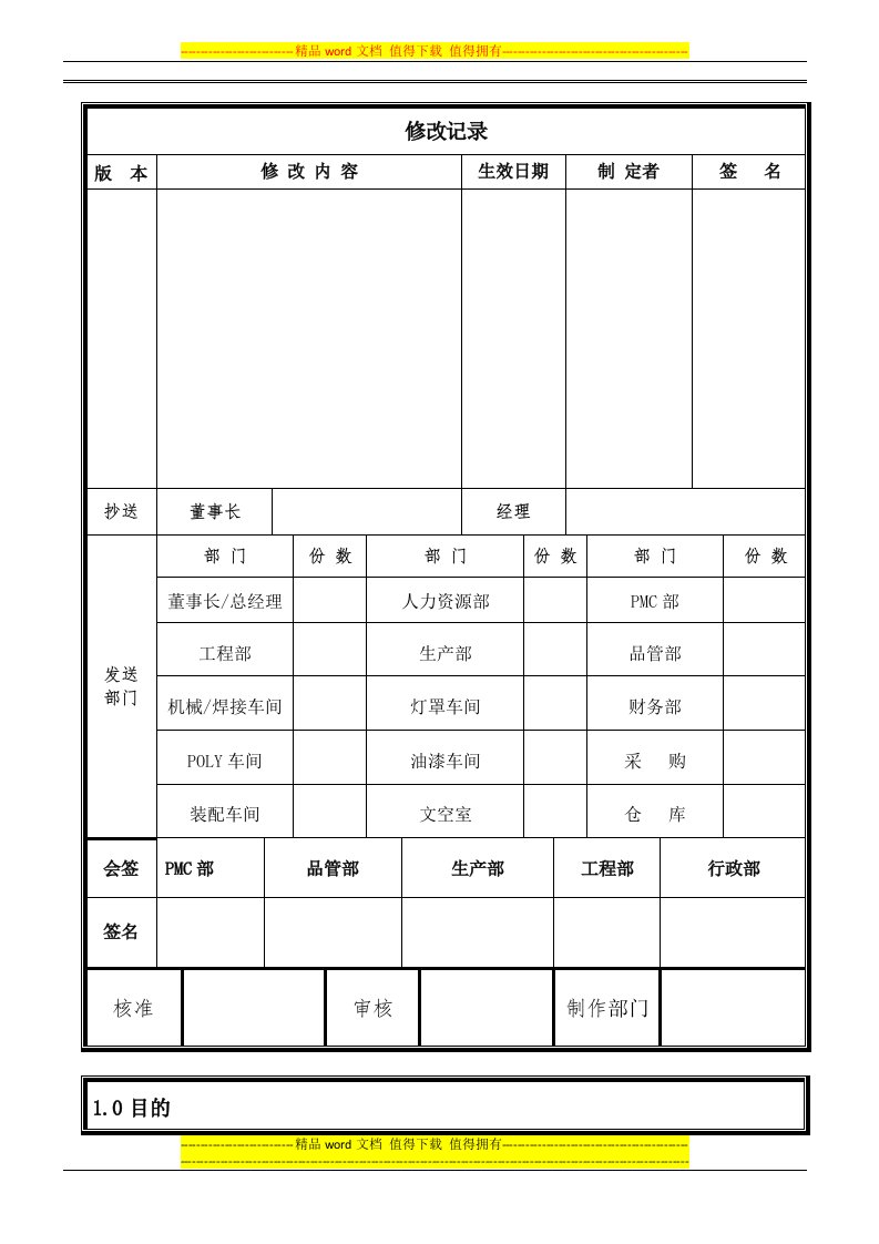 生产协调会管理制度