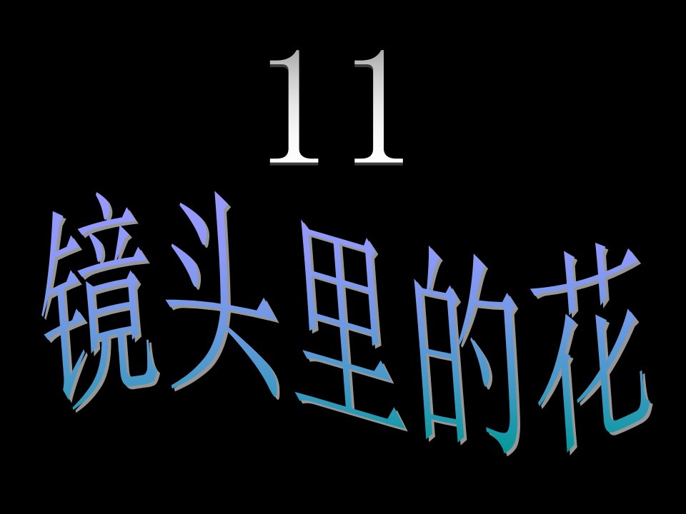 2016秋人美版美术六上第11课《镜头里的花》3