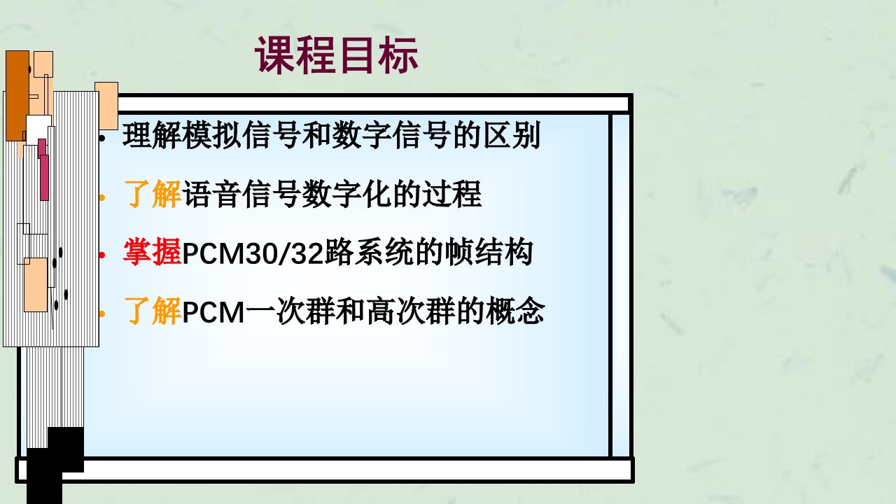 语音编码与数字传输课件