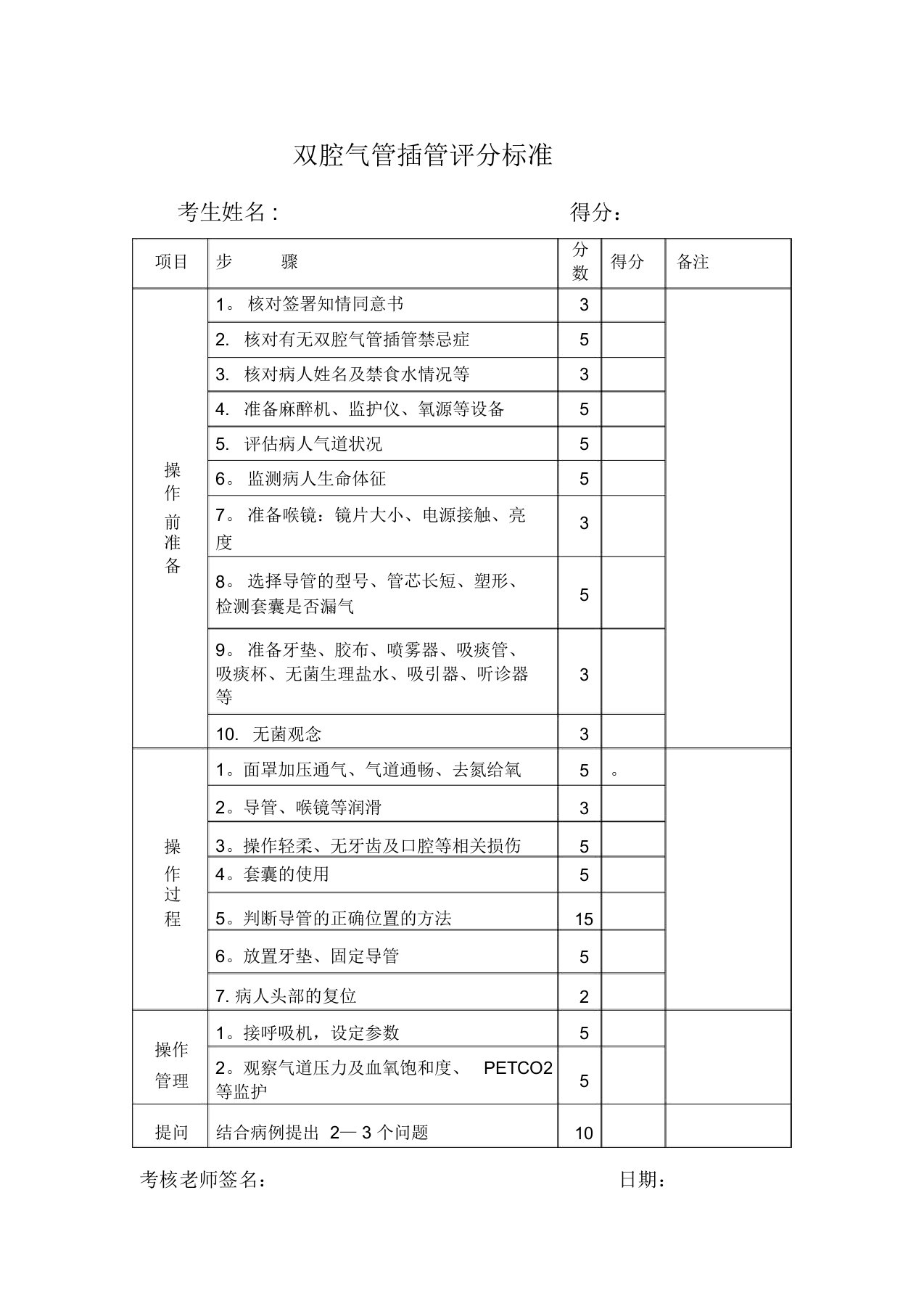 双腔气管导管的使用方法