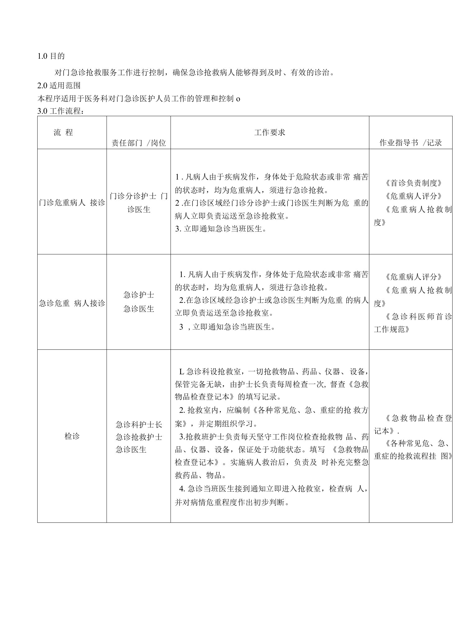 4急诊抢救流程