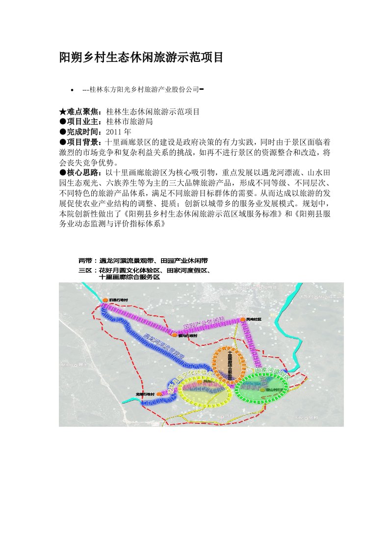 阳朔乡村生态休闲旅游示范项目