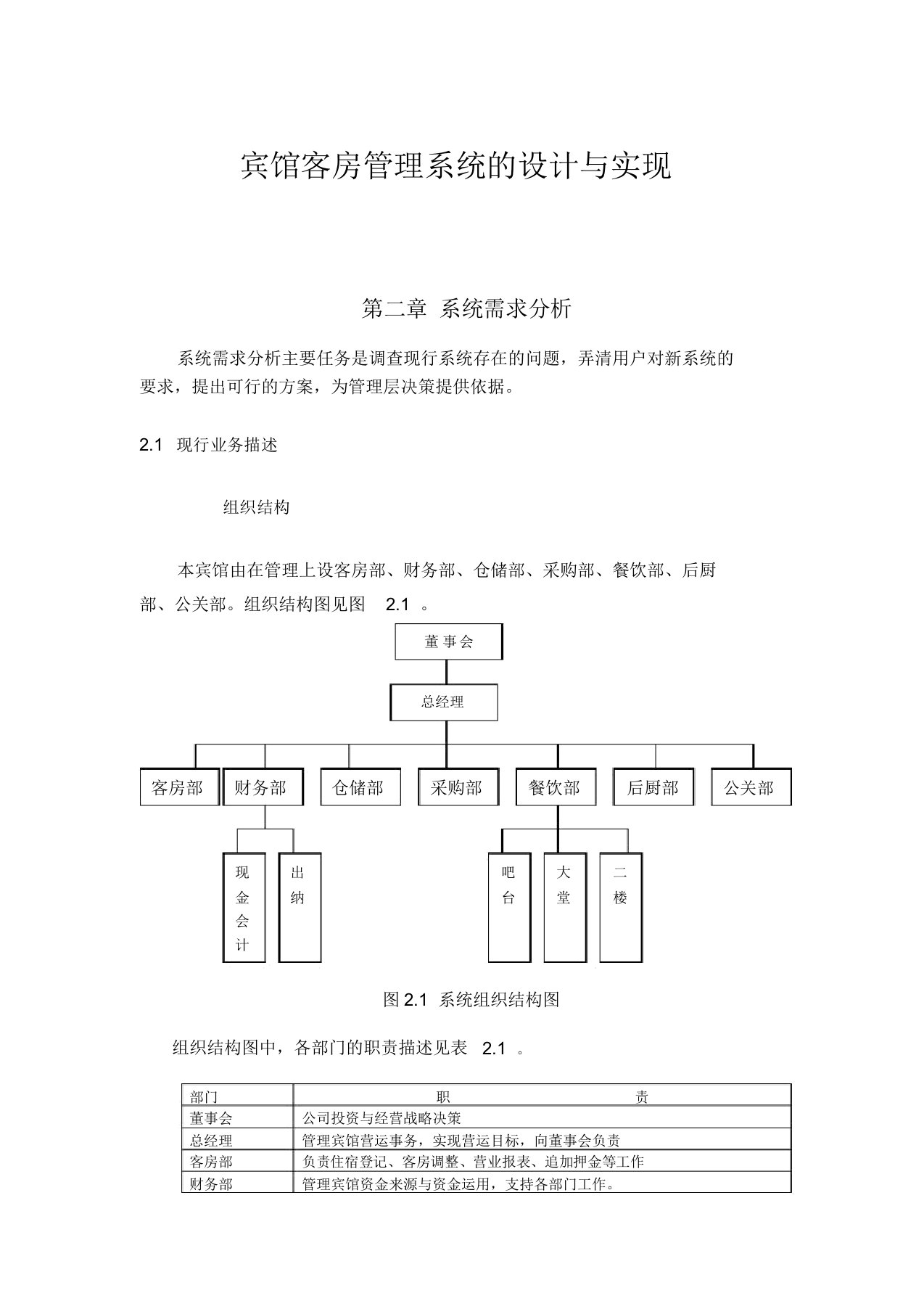 宾馆客房管理系统的方案设计书与实现db