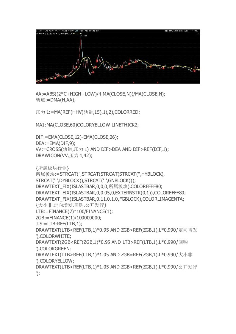 通达信指标公式源码