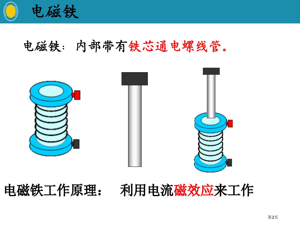 电磁铁的应用市公开课一等奖省优质课获奖课件