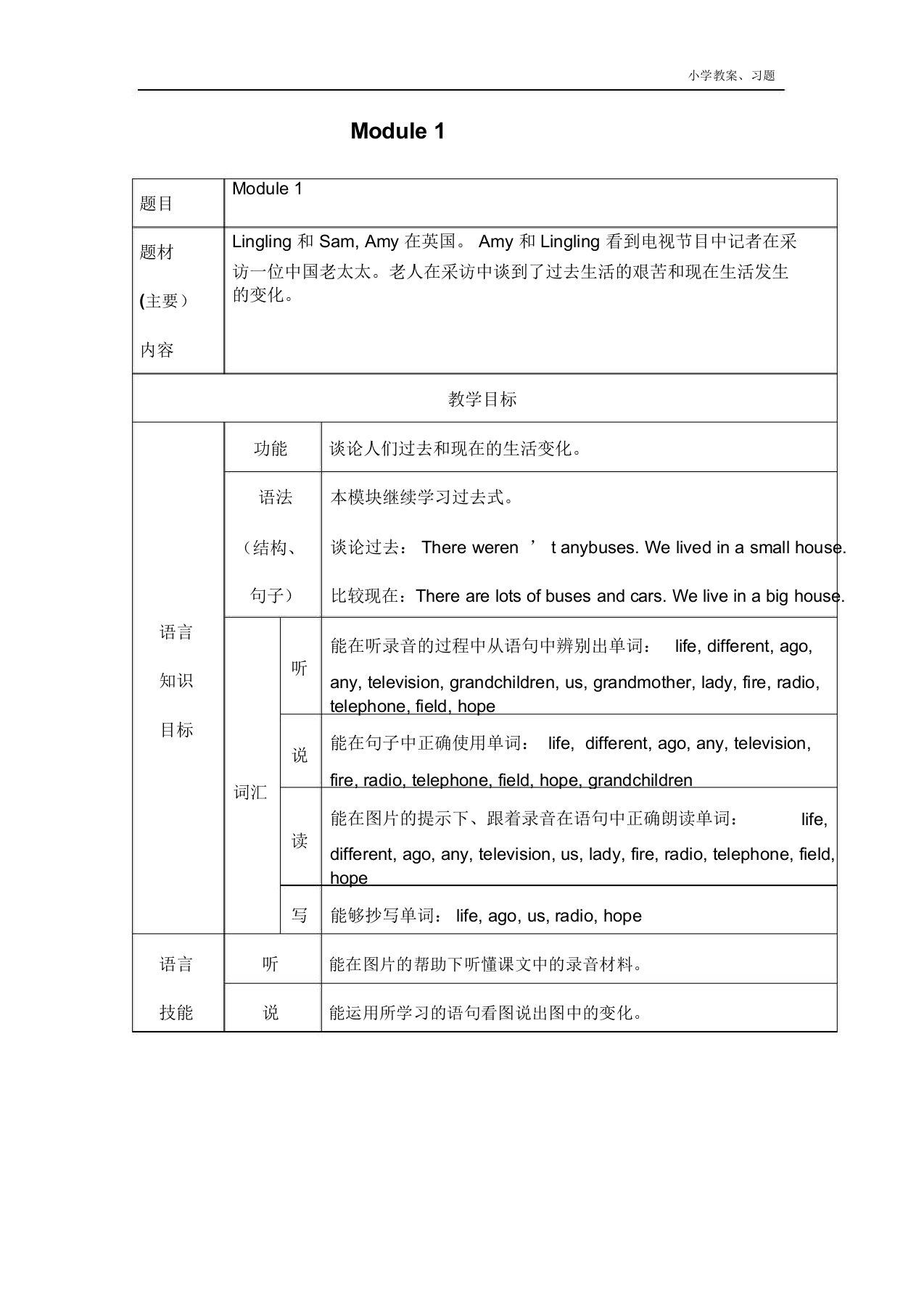 【教学设计】小学英语三年级起点五年级下册(外研社)全册完整教案