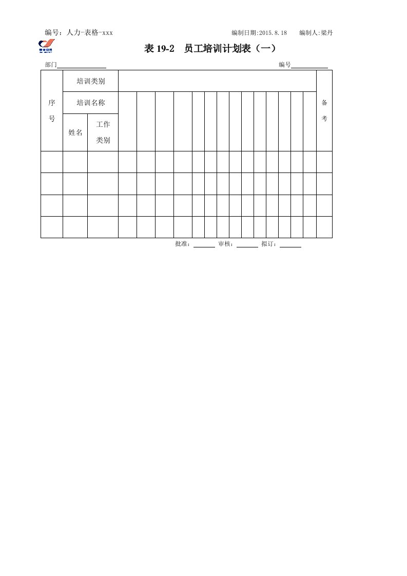 精品文档-培训需求申请表