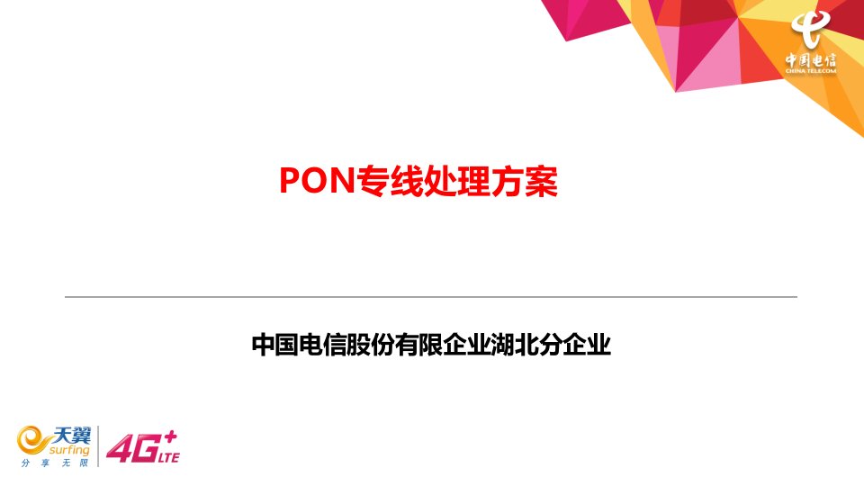 PON专线解决方案