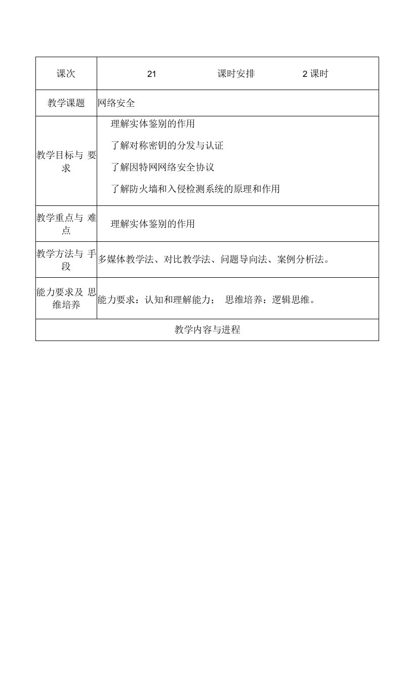 计算机网络教案21-网络安全（续）