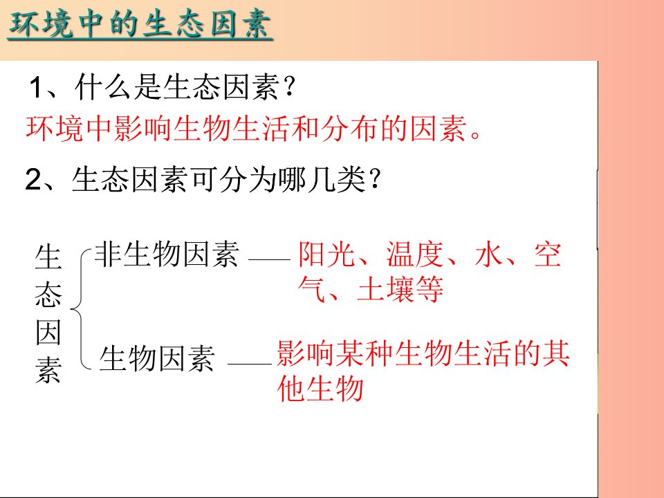 吉林省七年级生物上册1.2.1生物与环境的关系光对鼠妇影响课件