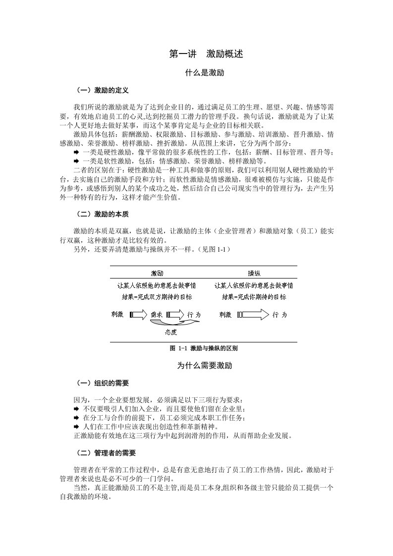 激励与沟通-员工激励十大工程