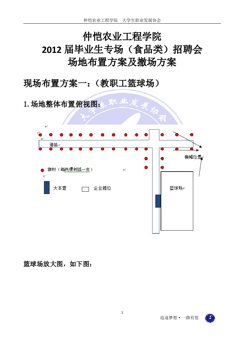 精选招聘会现场布置图完整版