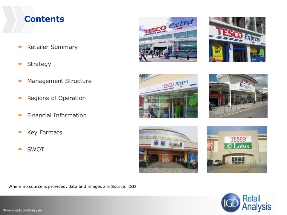 卖场超市百货运营门店管理TescoFullPresentation