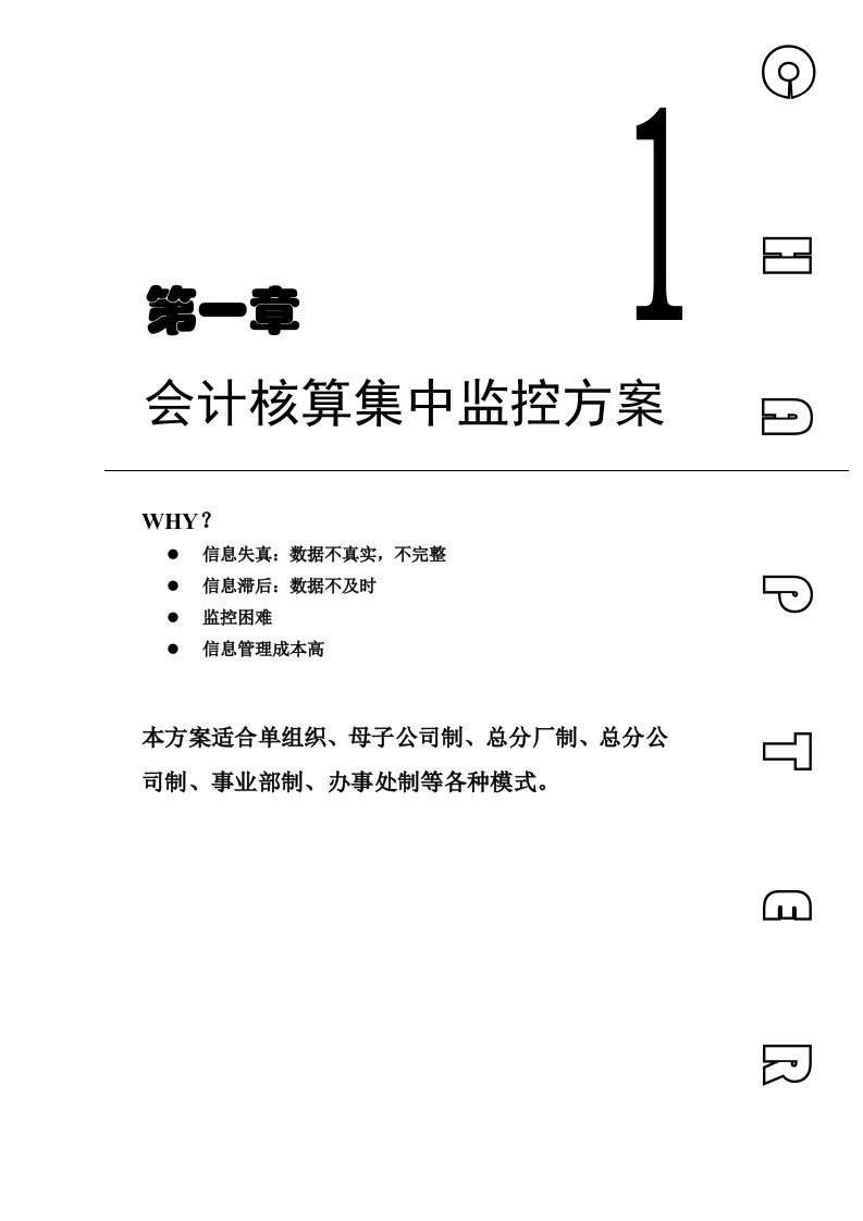 会计核算集中监控的基本定义