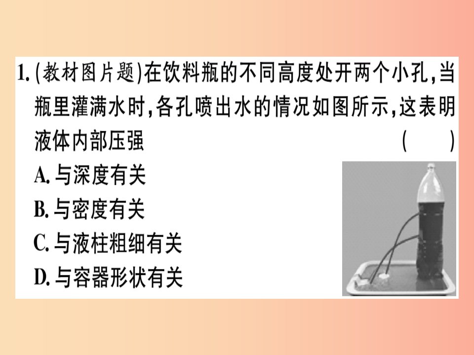 2019春八年级物理全册