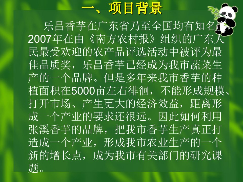 香芋高密度栽培技术推广项目1