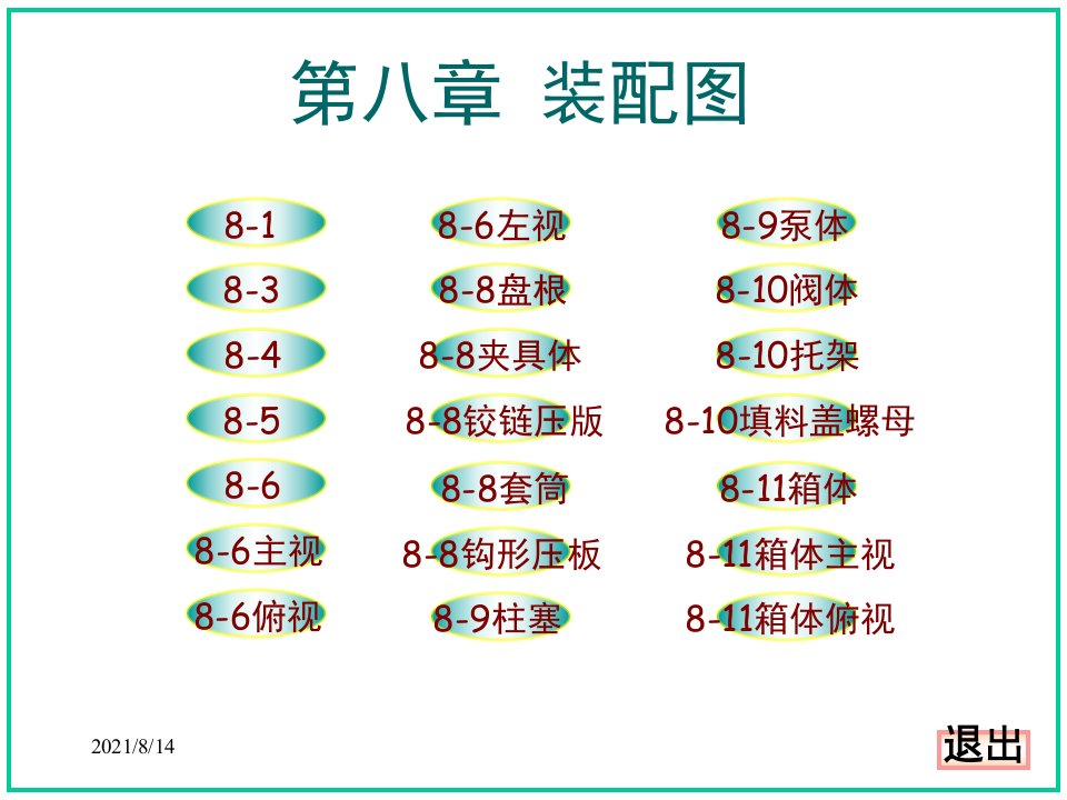 大连理工大学机械制图习题集答案c8