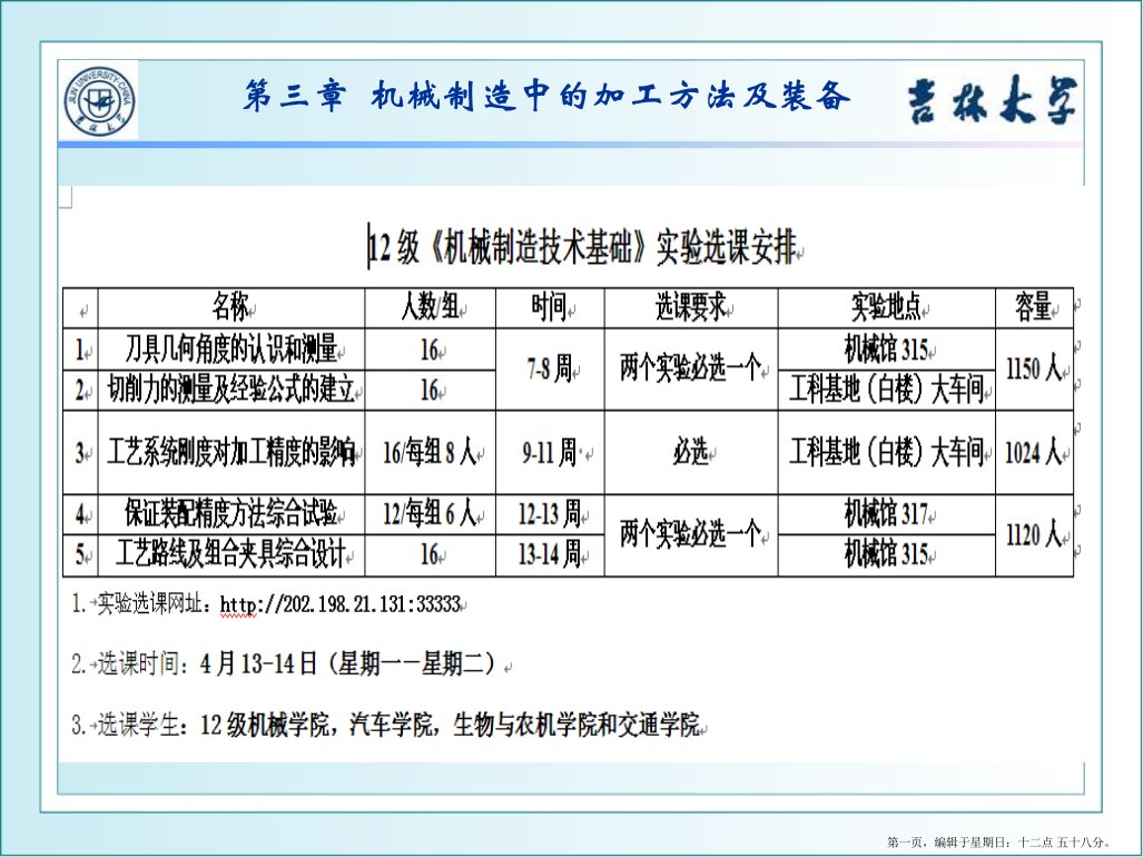 机械制造技术基础第13讲