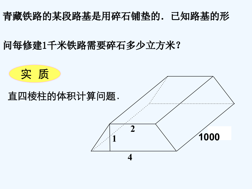 几何体的体积-PPT