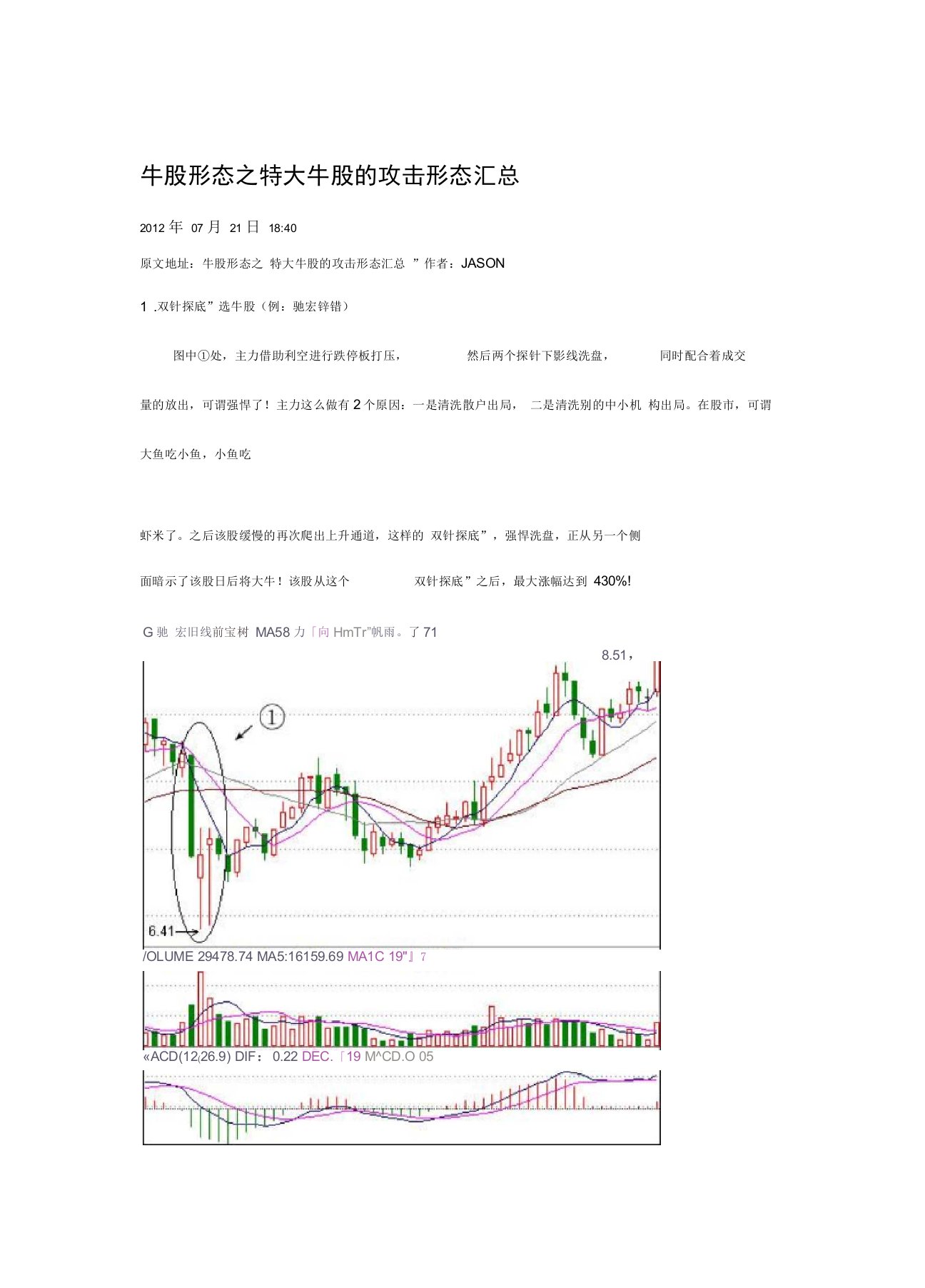 特大牛股的攻击形态汇总