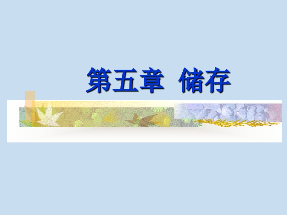 《物流学储存》PPT课件