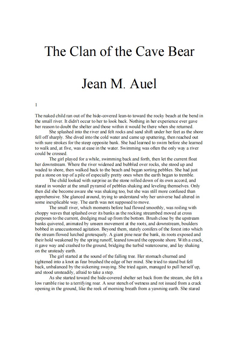 [BBC：100部英国人最喜欢的文学作品].The.Clan.of.the.Cave.Bear.Jean.M.Auel