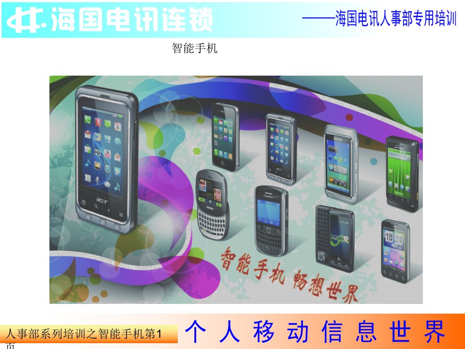 苹果iOS和Android软件开发系列智能手机ppt