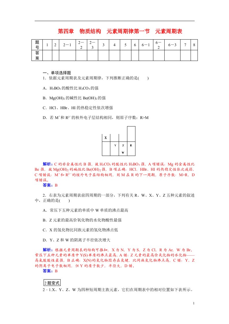 高考化学总复习