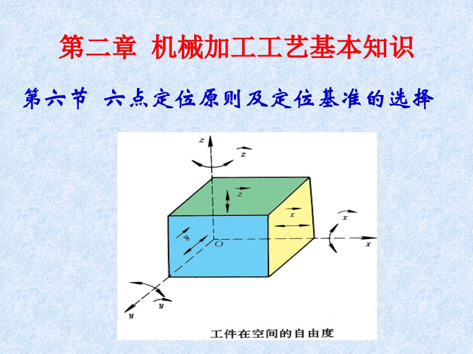 机械加工工艺基本知识培训教材课件