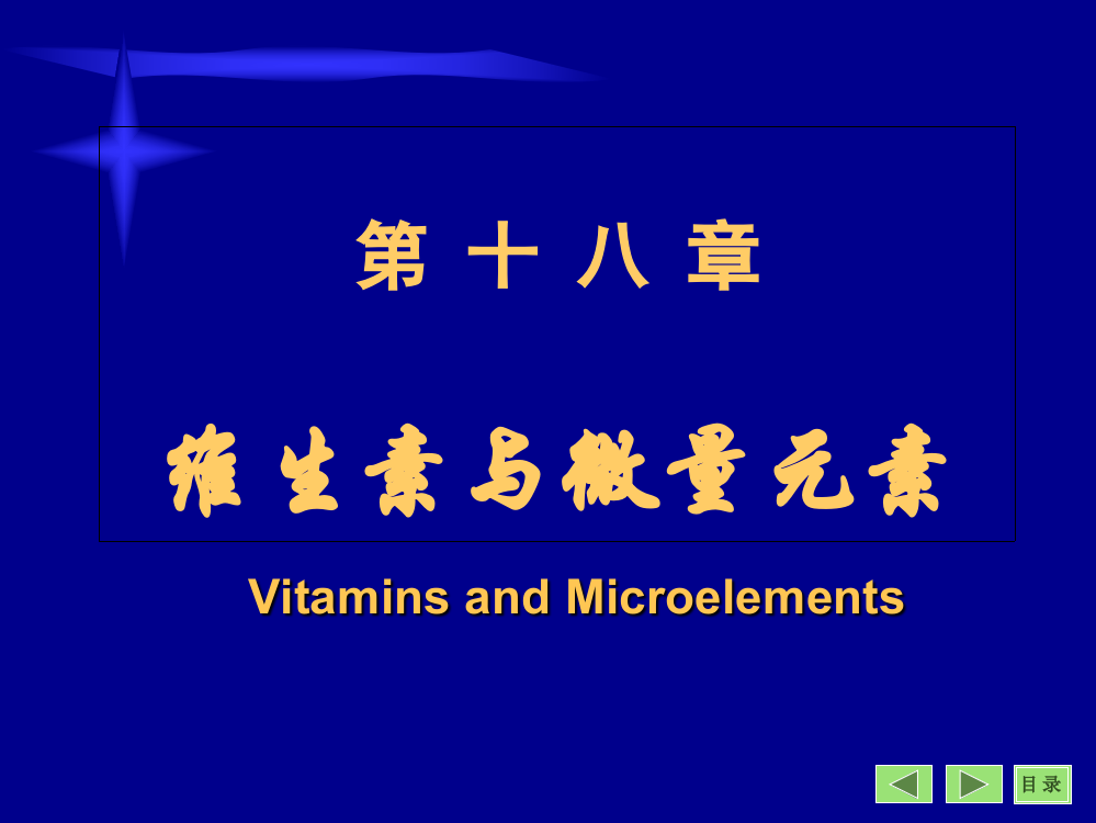 沈阳药科大学生物化学——第18章维生素ppt课件