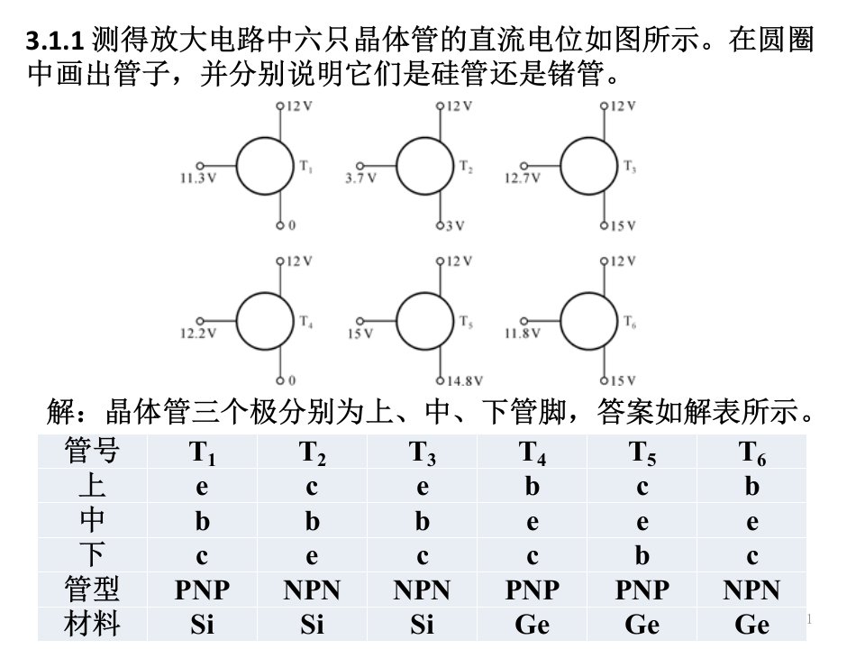 电子技术答案(第三章)ppt课件